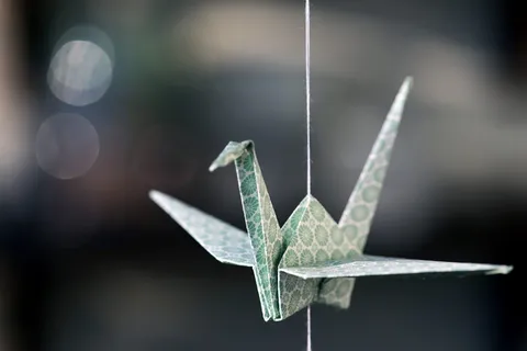 折纸,鹤,纸,日本,折叠,手工制作,传统,翅膀 折纸,鹤,纸,日本,折叠,手工制作,传统,翅膀