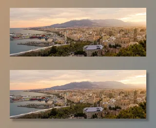 建筑物、城市、海岸、科斯塔、市中心、欧洲、欧洲、晚上