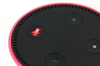 红色，黑色，亚马逊echo dot 2，echo dot，亚马逊，语言助手，alexa，sound off