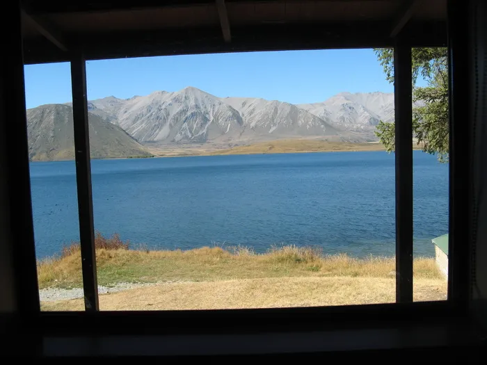 如画，风景，窗，山，湖，风景，风景，风景