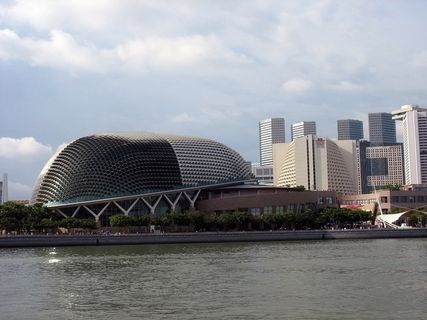 新加坡滨海大道，大榴莲，新加坡滨海大道，大榴莲，建筑，天际线