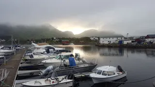 挪威，lofoten，渔业，城镇，船舶，水，运输，运输方式