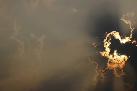 云、阳光、天空、日落、景观、天气、自然、大气