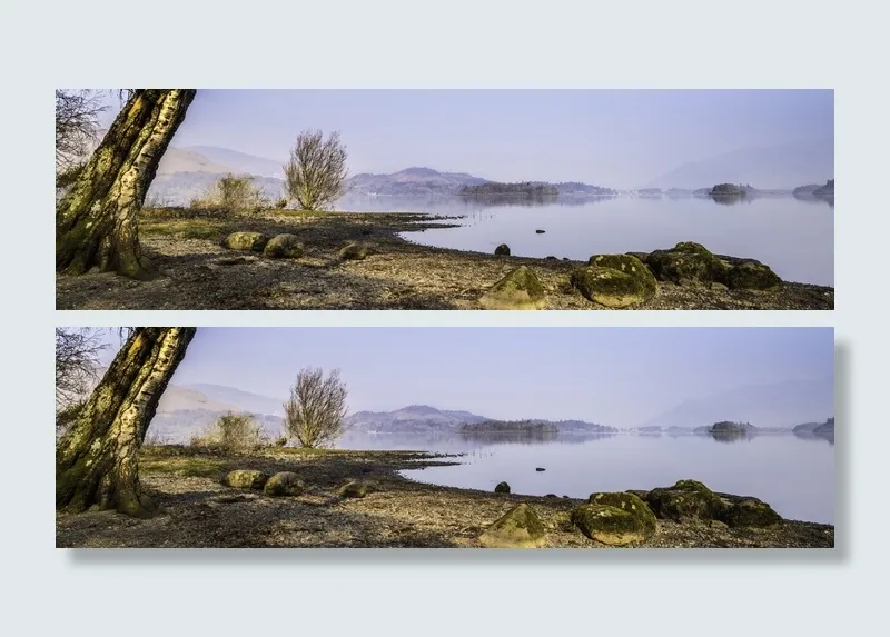 lake district，景观，英格兰，lake，derwent，uk，water，tree