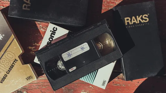 黑色VHS磁带 黑色VHS磁带