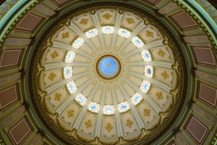 大教堂内部，国会大厦，加利福尼亚州，萨克拉门托，州长，参议院，议会