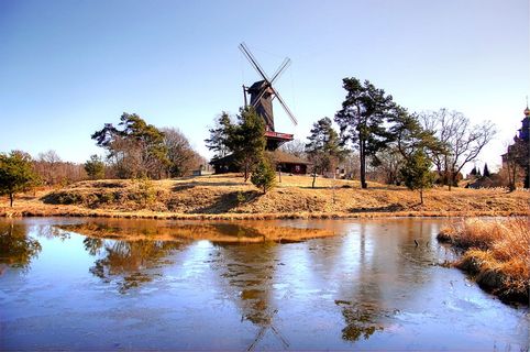 米尔，吉霍恩，博物馆，自然，下萨克森州，米尔博物馆，水，建筑