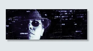 照片，人物，佩戴，太阳镜艺术品，黑客，网络犯罪，横幅，标题