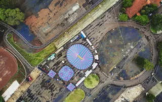 statdium航拍照片