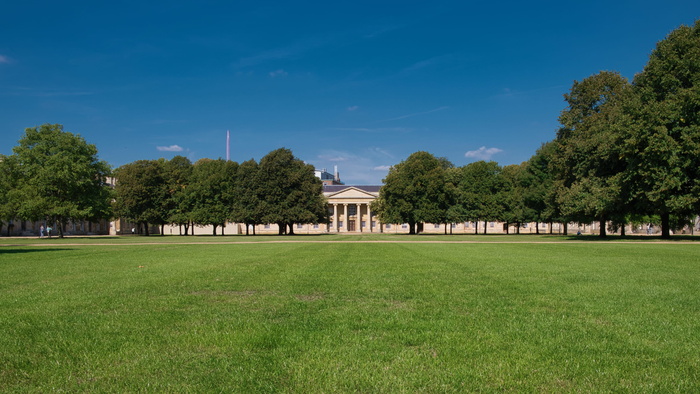 英国，剑桥，唐宁学院，公园，高清墙纸，夏天，草，墙纸