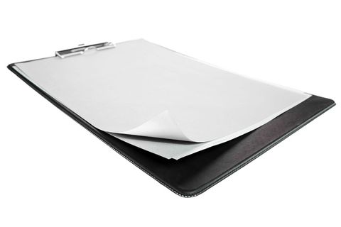 夹子，纸板，卷曲，纸，页，角，折叠，白色