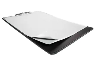 夹子，纸板，卷曲，纸，页，角，折叠，白色