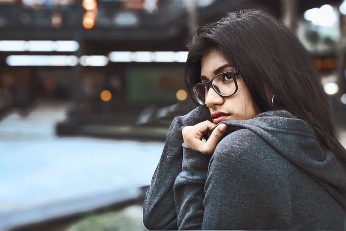 女孩，模特，肖像，街道，女人，年轻人，人，人