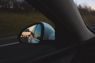 英国, 利兹, 反思, 日落, 散景, 驱动器, 汽车, 旅程