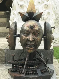 神秘、宗教、佛教、化身、幻想、雕塑、表现、艺术和工艺