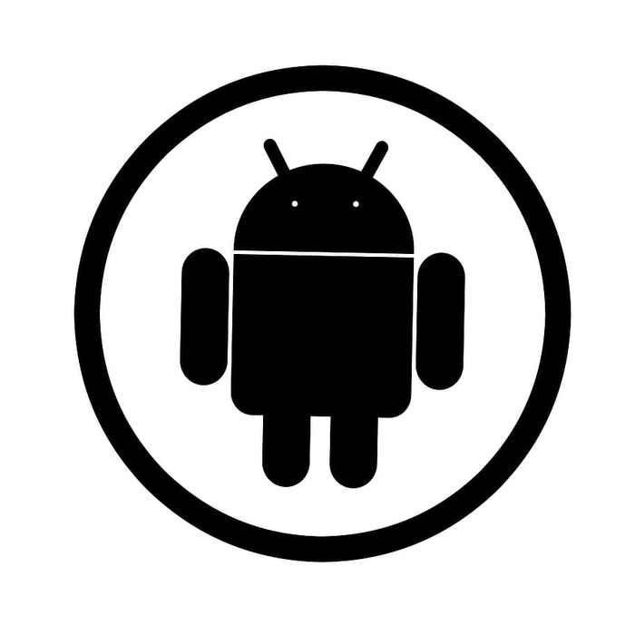 Android标志的黑白图标