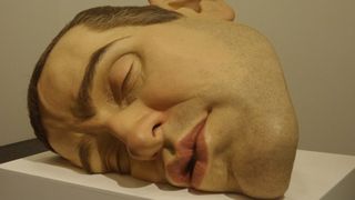 雕塑、曝光、写实、人脸、画廊、文化、博物馆、视觉艺术