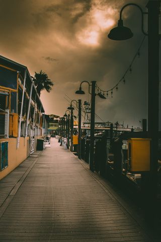 路径、桥梁、木板路、建筑物、走道、文字、标签、车辆