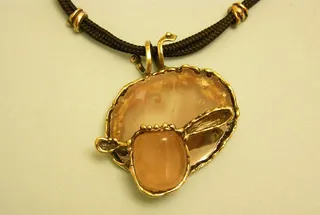 珠宝，羔羊，青铜，玛瑙，玫瑰石英，珠宝，无人，特写