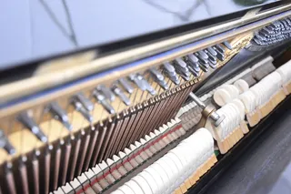 钢琴, 力学, 音乐, 仪器, 木, 高贵, 黄金, 锤子