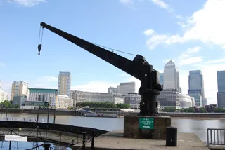 金丝雀码头，伦敦，商业，建筑，城市景观，现代，地标，河流