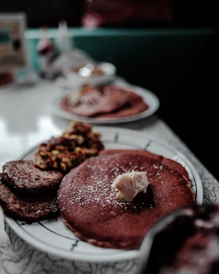 选择性聚焦板上煎饼