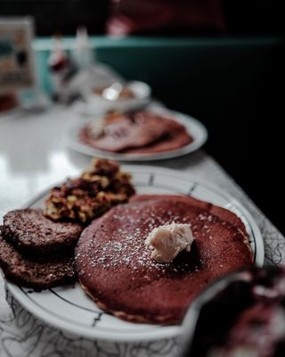 选择性聚焦板上煎饼