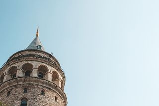 望塔的低角度摄影