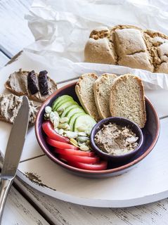 面包，食物，肉馅，家，早餐，烘焙，美味，味道