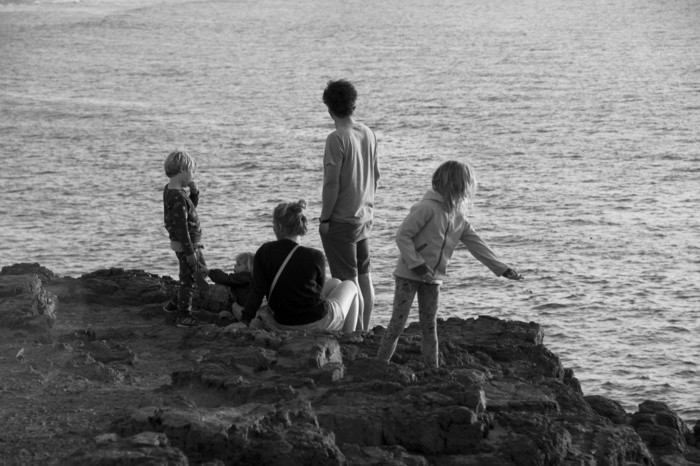 家庭，孩子，海洋，未来，婚姻，希望，水，孩子