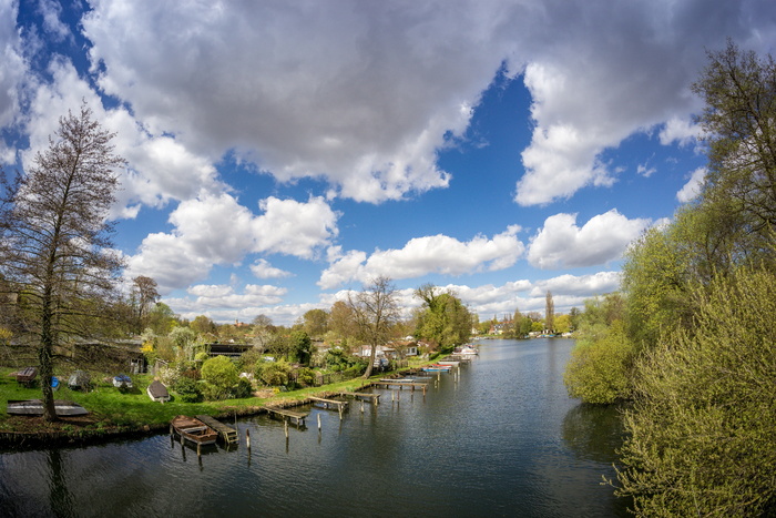 柏林，spree，old spree，river，köpenick，8mm，summer，bank