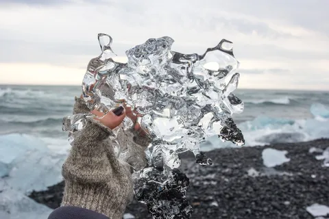 冰岛，乔库尔松，冰山，冰川，纯净，冰，漫游，海洋
