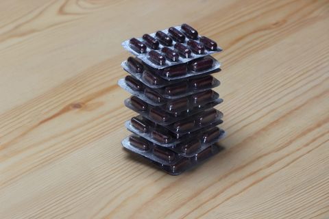 棕色胶囊, 护理, 剂量, 医疗保健, 药店, 医药, 包装, 水泡