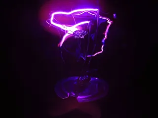 灯光、照明、激光、照明弹、led、霓虹灯、紫色、灯泡