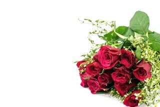 印度，勒克瑙，风格库存照片，极小，花束风格，花束，红玫瑰，花朵