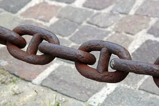 链条，链环，铁锈，铁，金属，链环，连接，金属链