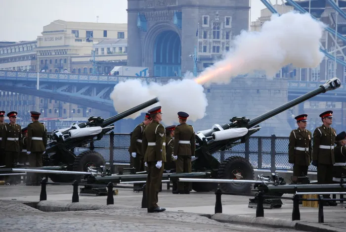 大炮，陆军，皇家，礼炮，伦敦，皇家，礼炮，塔，制服
