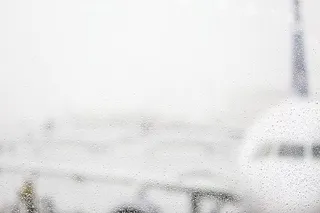 雨滴，潮湿，下雨，飞机，机场，旅行，交通，窗户