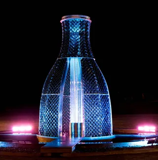 abrau durso，喷泉，水，照明，喷雾，黄昏，玻璃-材料，容器