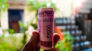 印度，勒克瑙，2000卢比纸币，2000，卢比，卢比，印度，储备