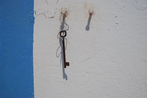 钥匙，教堂，希腊，东正教，希腊东正教，宗教，希腊东正教，墙壁建筑特征