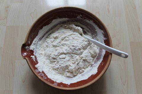 棕色, 粉末, 碗, 抹刀, 面团, 混合, 勺子, 面包 棕色, 粉末, 碗, 抹刀, 面团, 混合, 勺子, 面包
