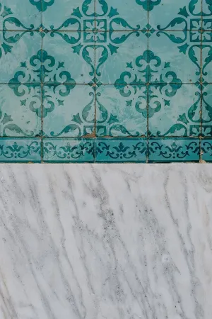 葡萄牙Azulejos，典型釉面瓷砖，葡萄牙里斯本