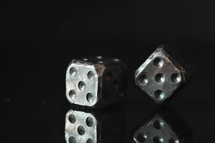 立方体, 宏, 视图, 游戏, 金属, 特写, 立方体, 二