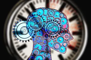 人，成形，齿轮插图，运动，工作，时钟，齿轮，面