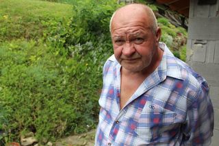 一个人, 老人, 祖父, 自然, 人, 肖像, 脸, 人