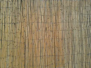 棕色柳条表面，竹子，栅栏，自然，棍子，墙壁，图案，木材