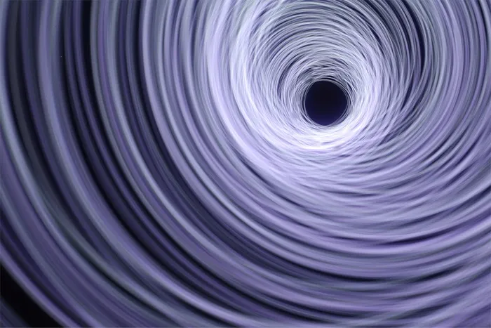 灯光绘画，紫色，粉色，灯光，灯光艺术，隧道，几何形状，形状