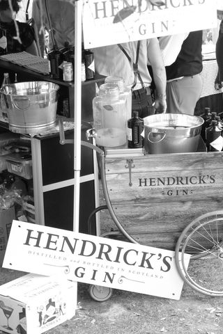 杜松子酒、户外、节日、饮料、冰、黑白、时尚、优雅