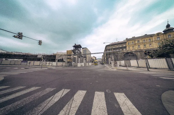 混凝土道路交叉口